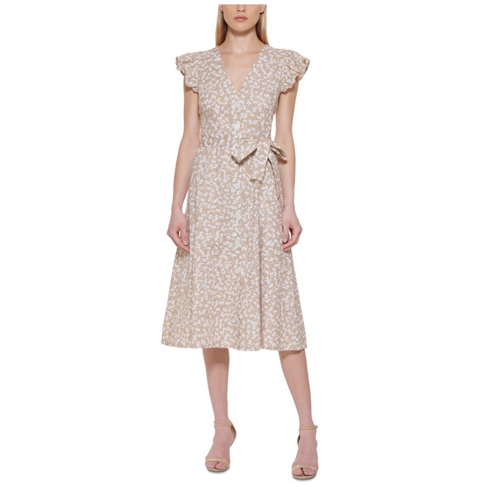 Tommy Hilfiger 👗Flutter Sleeve Midi Dress